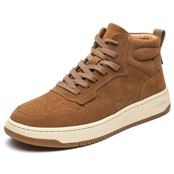 High-top Suede Casual Shoes